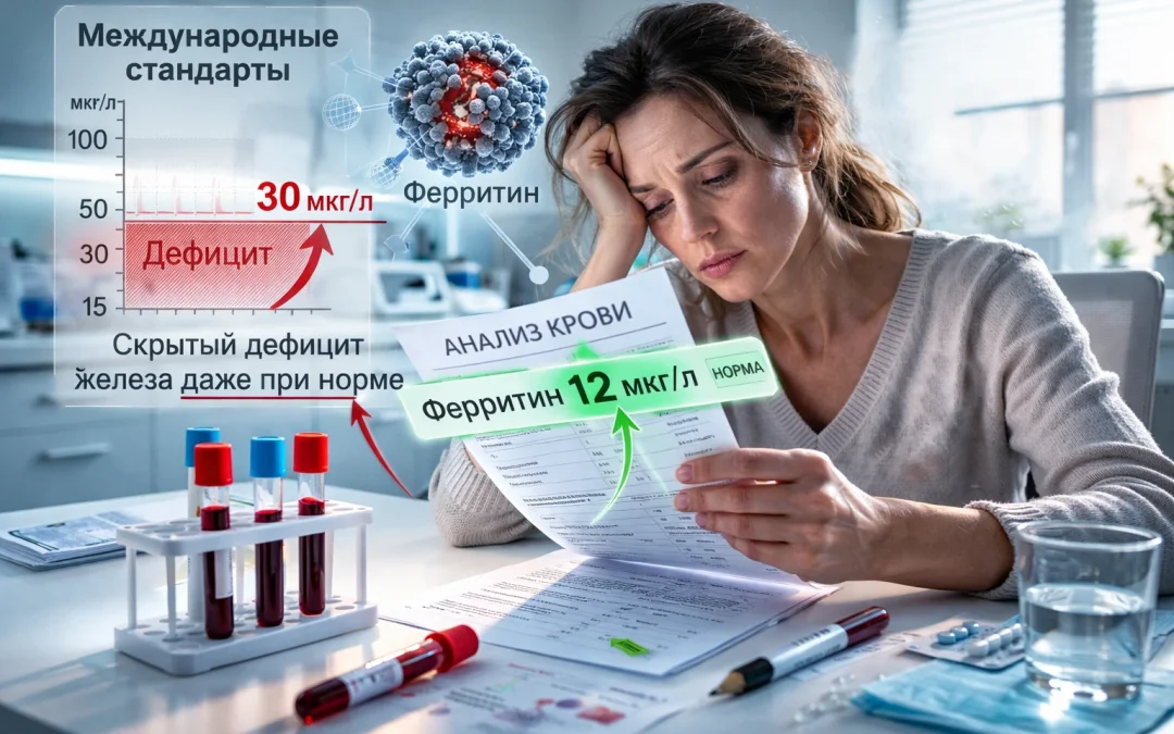 Ферритин в норме —что это значити когда стоит копнуть глубже