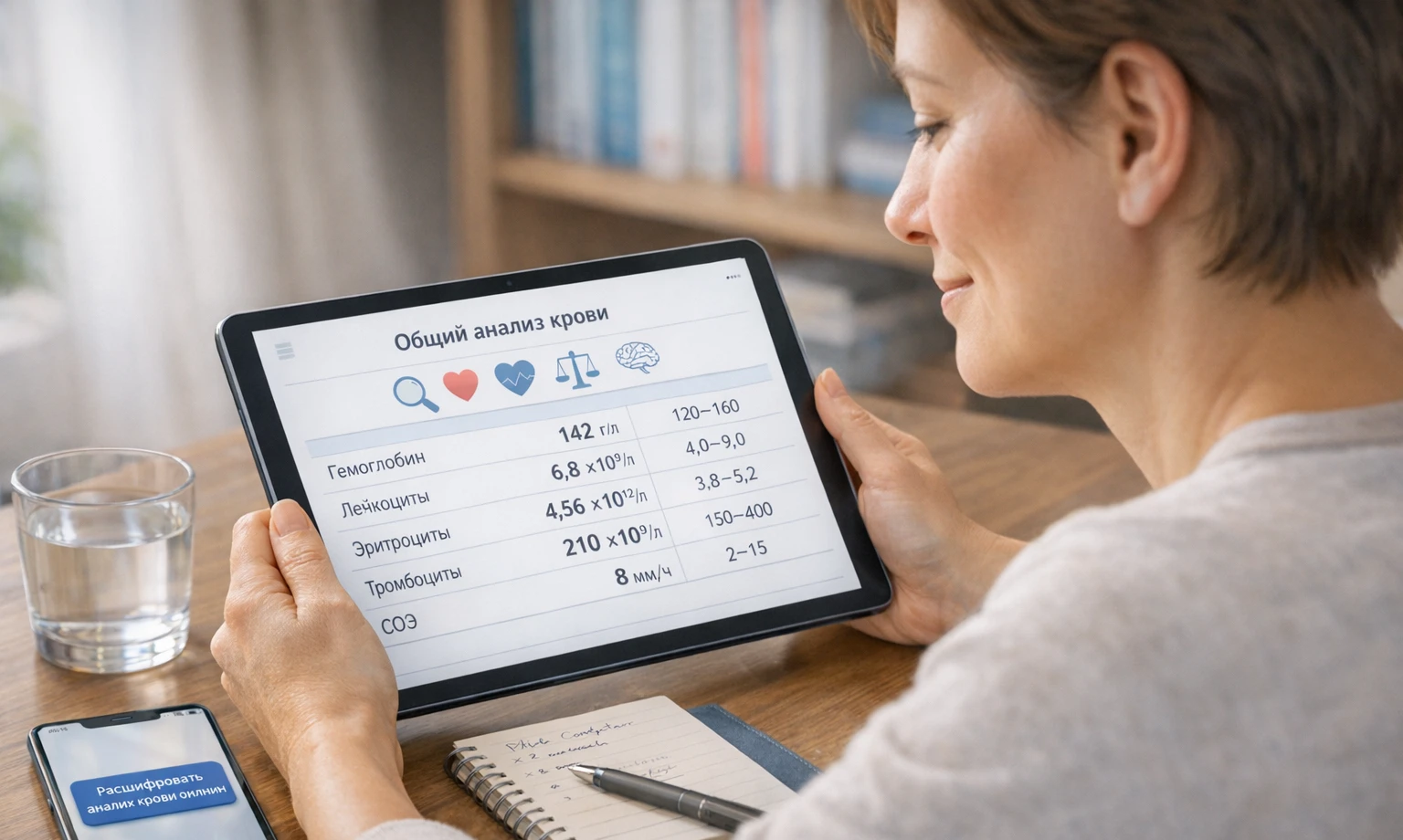 Расшифровка ОАК онлайн: как читать общий анализ крови