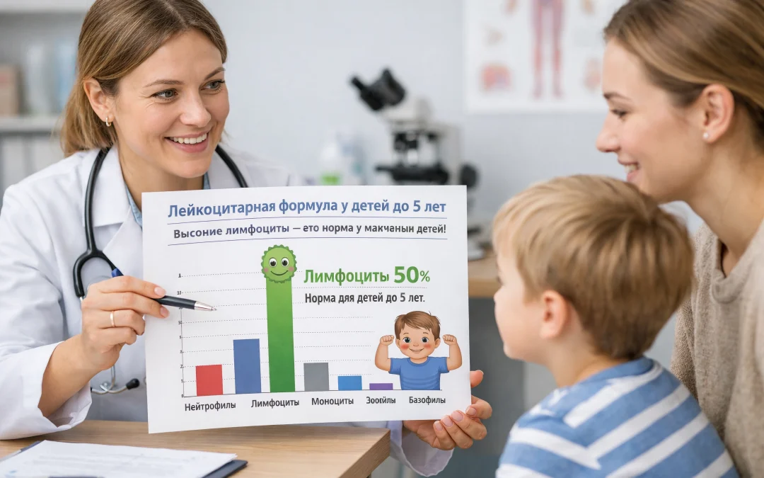 Расшифровка анализа крови у ребёнка: нормы по возрасту и что значат отклонения